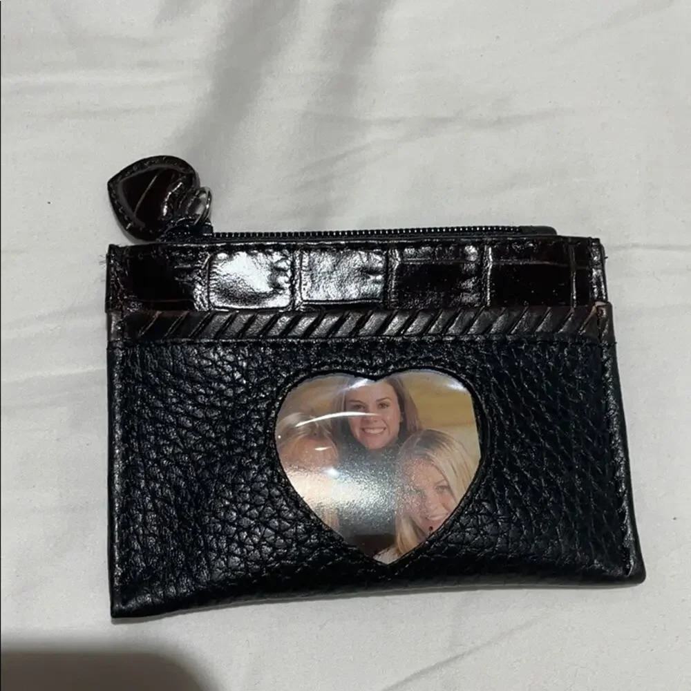 Brighton card holder heart see through front